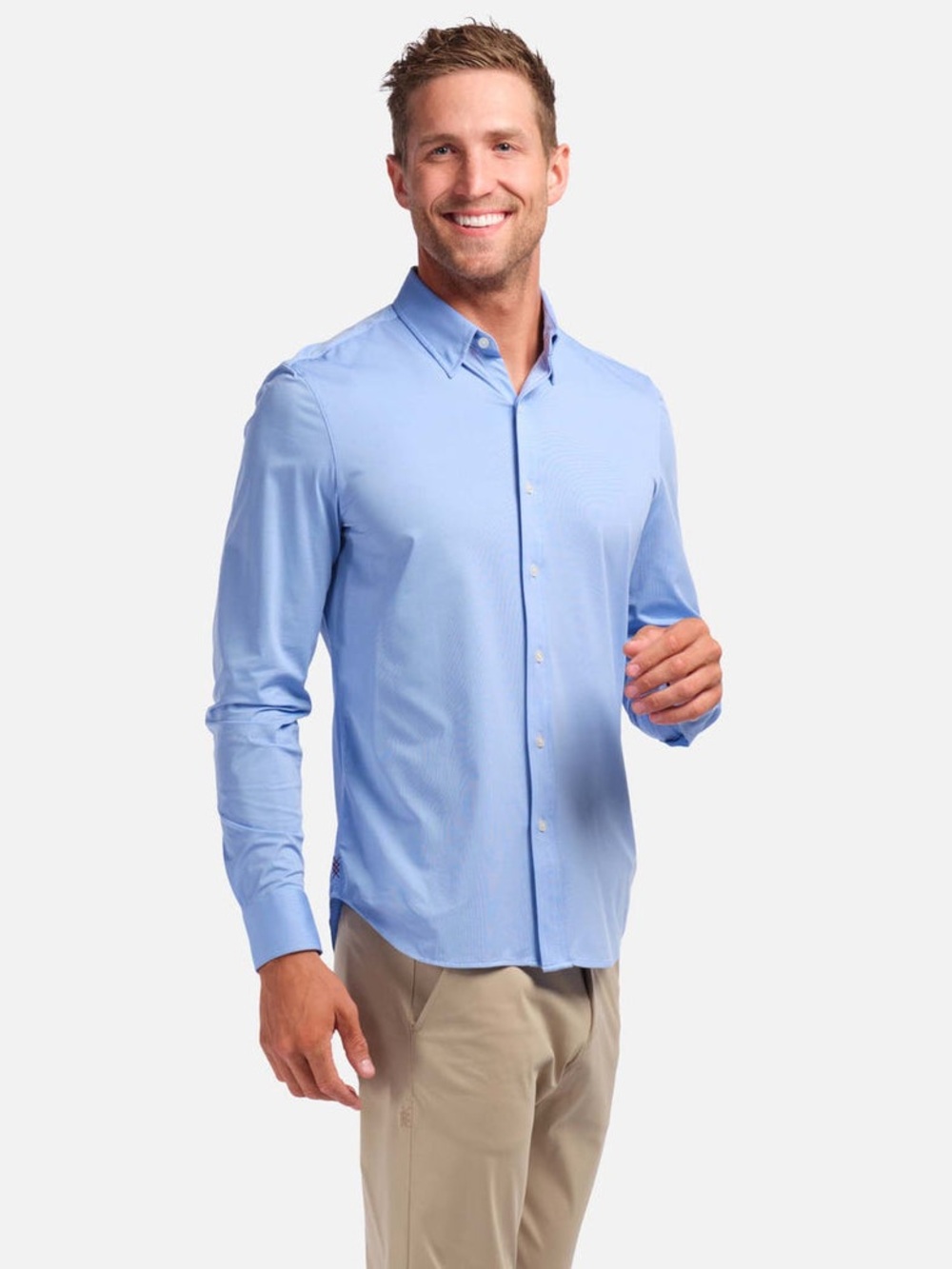 RHONE Commuter Lightweight Dress Shirt BUTTON DOWN Size M